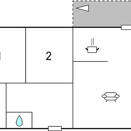 2 Bedroom Lovely In 아파트 바네르드비고르