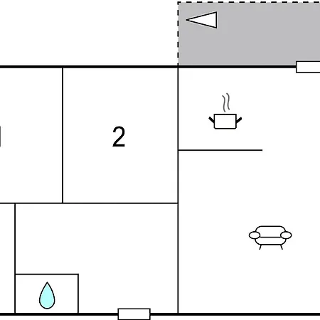 Appartamento 2 Bedroom Lovely In